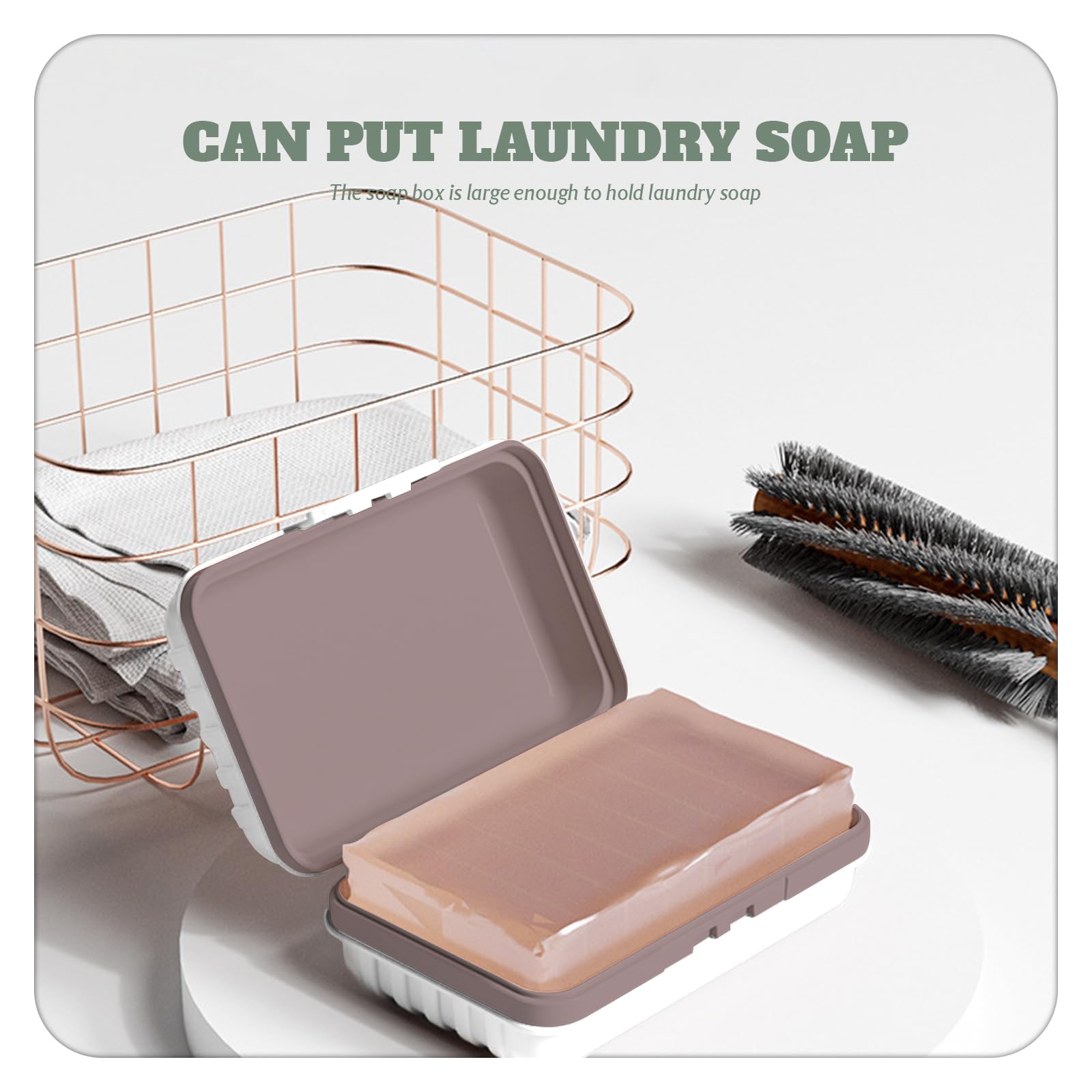 Bailinks 1 PCS Soap Dish, Portable Soap Box with Lid, Travel Soap Case for Bathroom Shower, Kitchen, Hiking - Image 4