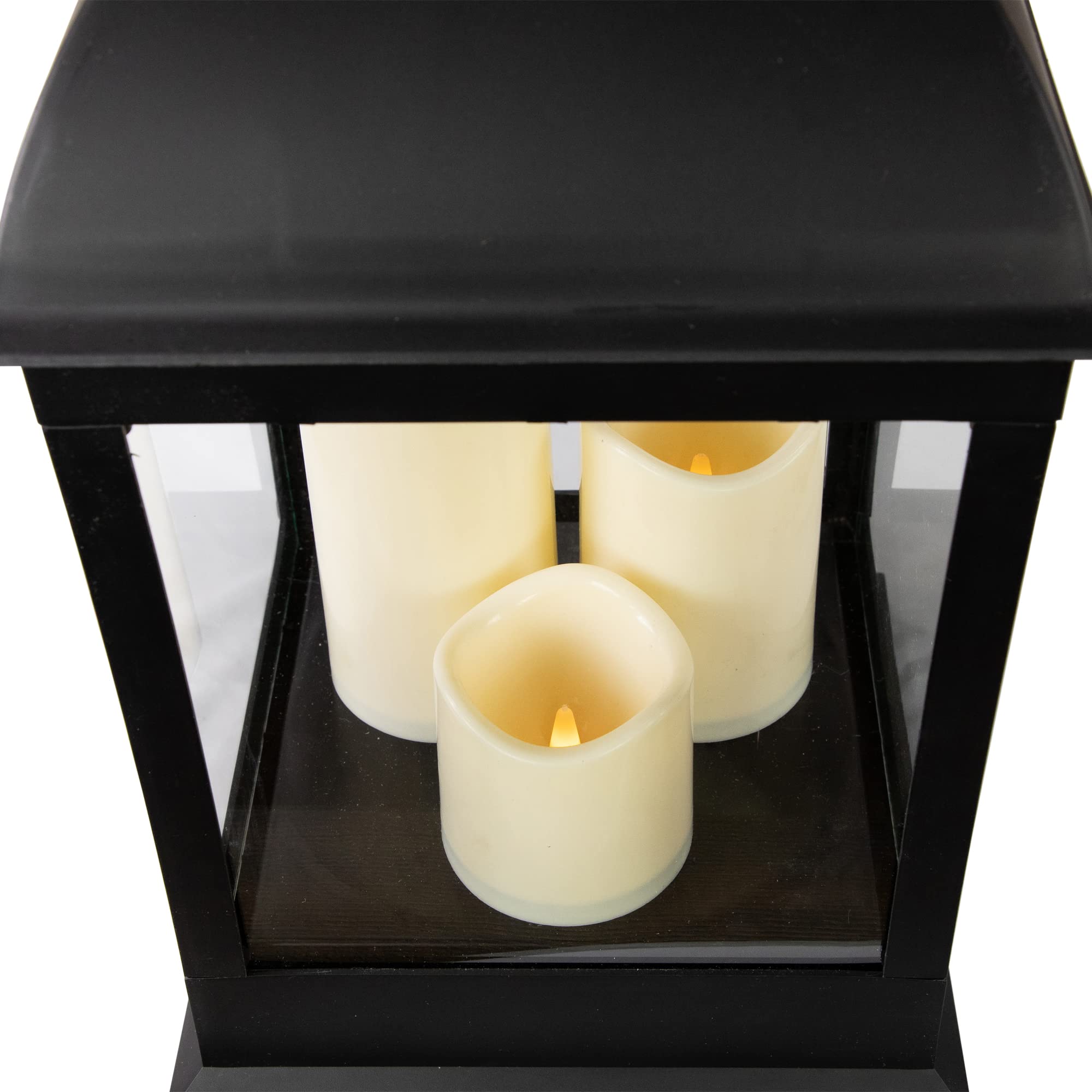 Amazon.com: Northlight Candle Lantern with 3 Flameless LED Candles