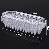 Vista 5 de Cepillo de limpieza para uñas con mango (cepillo de plástico-4 piezas)