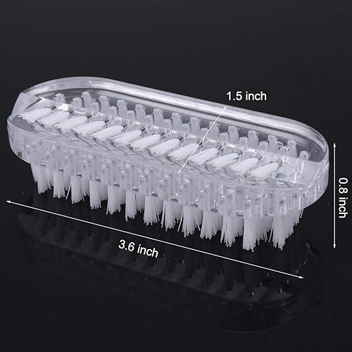 Miniatura 5 de Cepillo de limpieza para uñas con mango (cepillo de plástico-4 piezas)