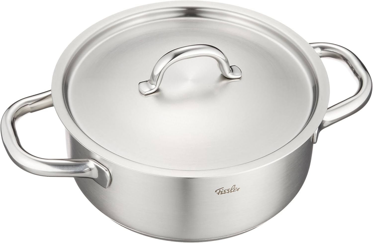 Fissler 33-150-161 One-Handle Pot, Sauce Pan, 6.3 inches (16 cm), Induction Compatible, Family Line, 3-Layer Bottom, Gas Fire/Induction Compatible, Oven Cooking, Dishwasher Safe, Stainless Steel