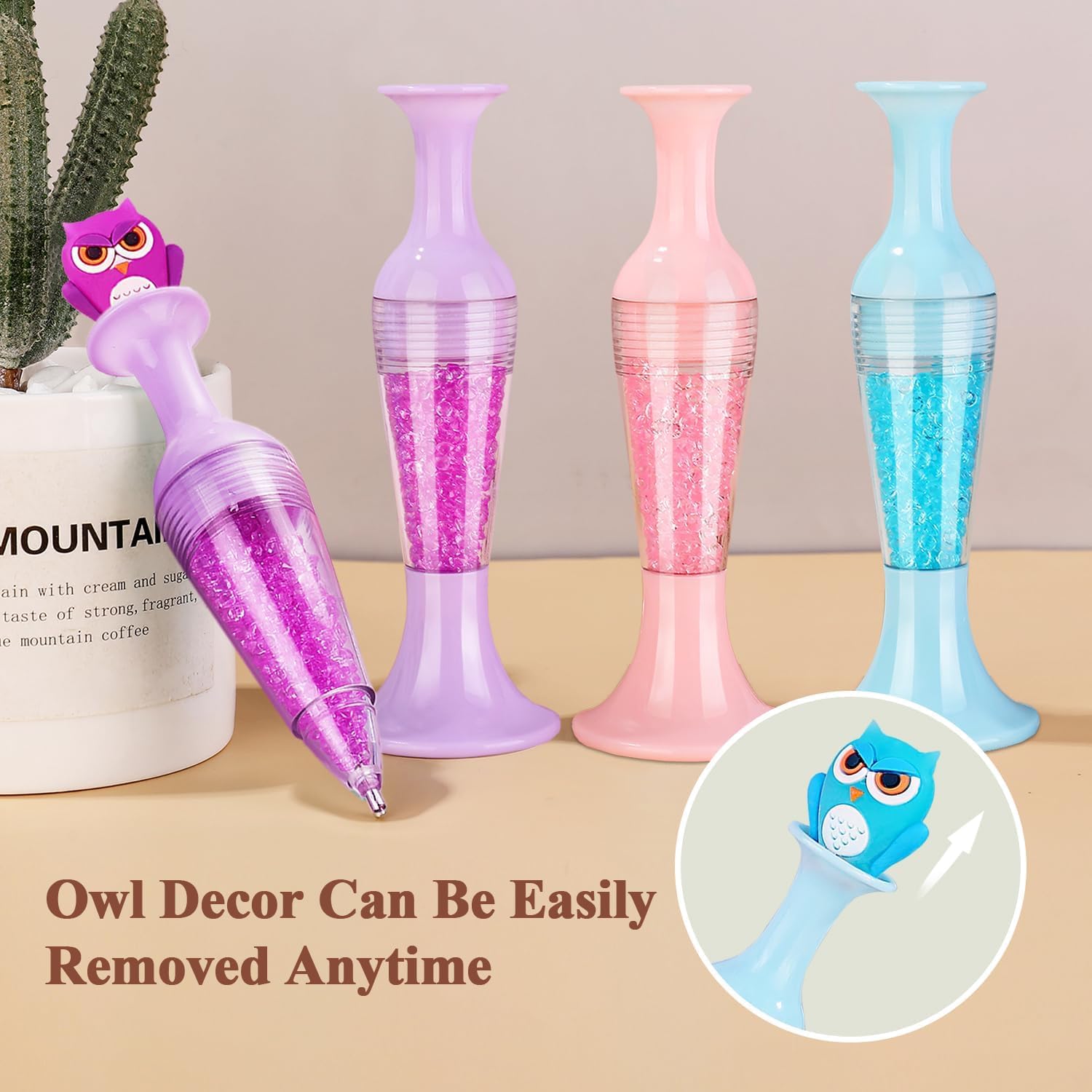 3 PCS Diamond Art Pens, Flower Pot-Shaped Drill Pen Tools and Accessories image 2