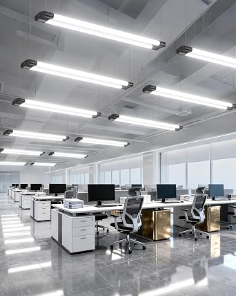 6500k Led Batten Light, 4FT, 40W Plug in Ceiling Light Led, 5000LM Workshop Lighting for Garage, Office, Bedroom, Living Room,Wall, Kitchen, Shed, Outdoor 2 Pack [Energy Class F]