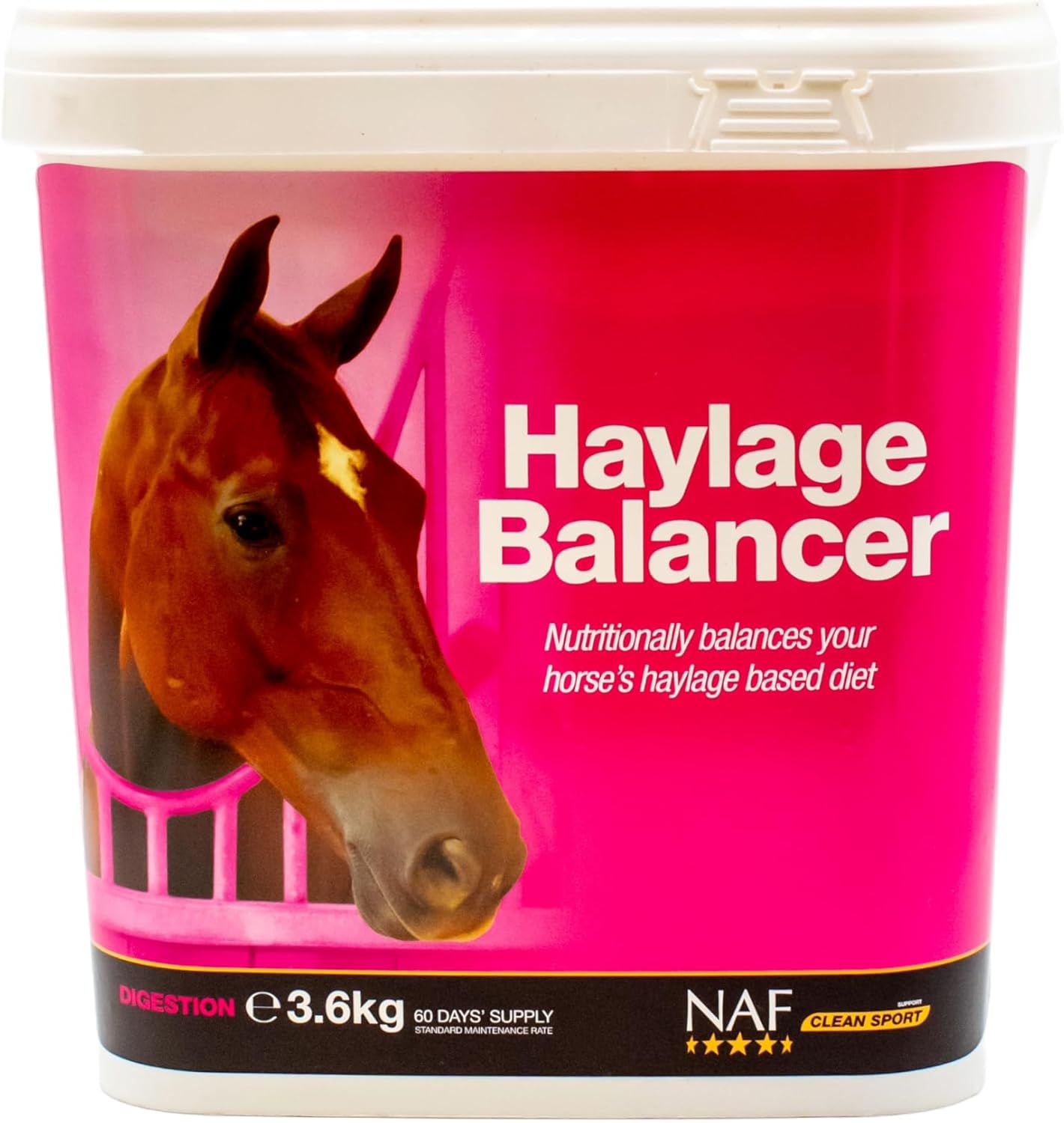 NAF Haylage Balancer Digestion Supplement 3.6kg Clear