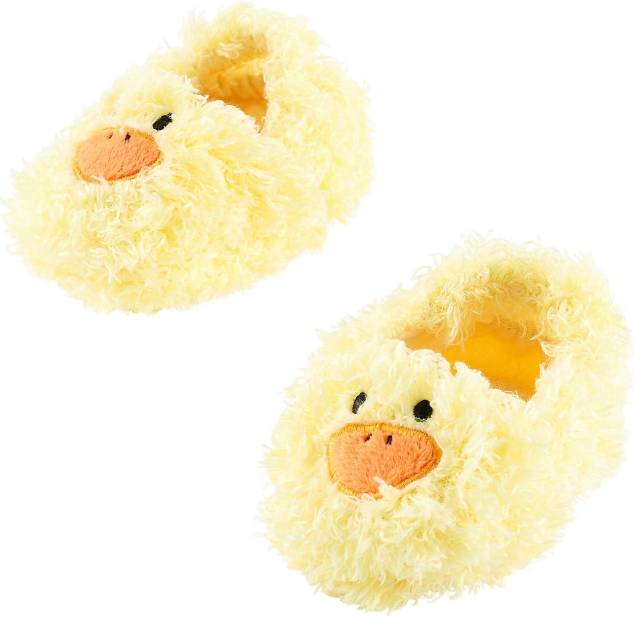 Baby Yellow Fuzzy Duck Socks 6-12 Months
