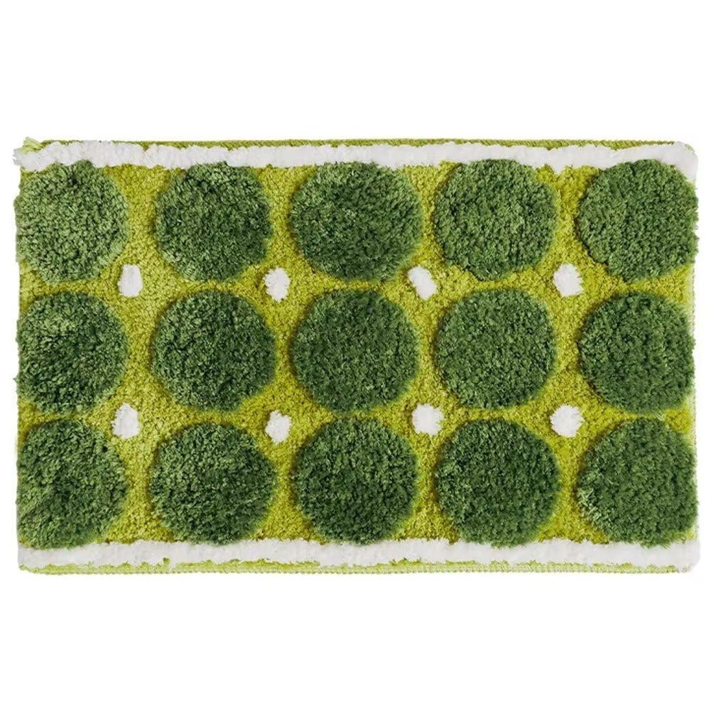 Tapis à poils longs Dianzan pour salle de bain effet gazon 3D