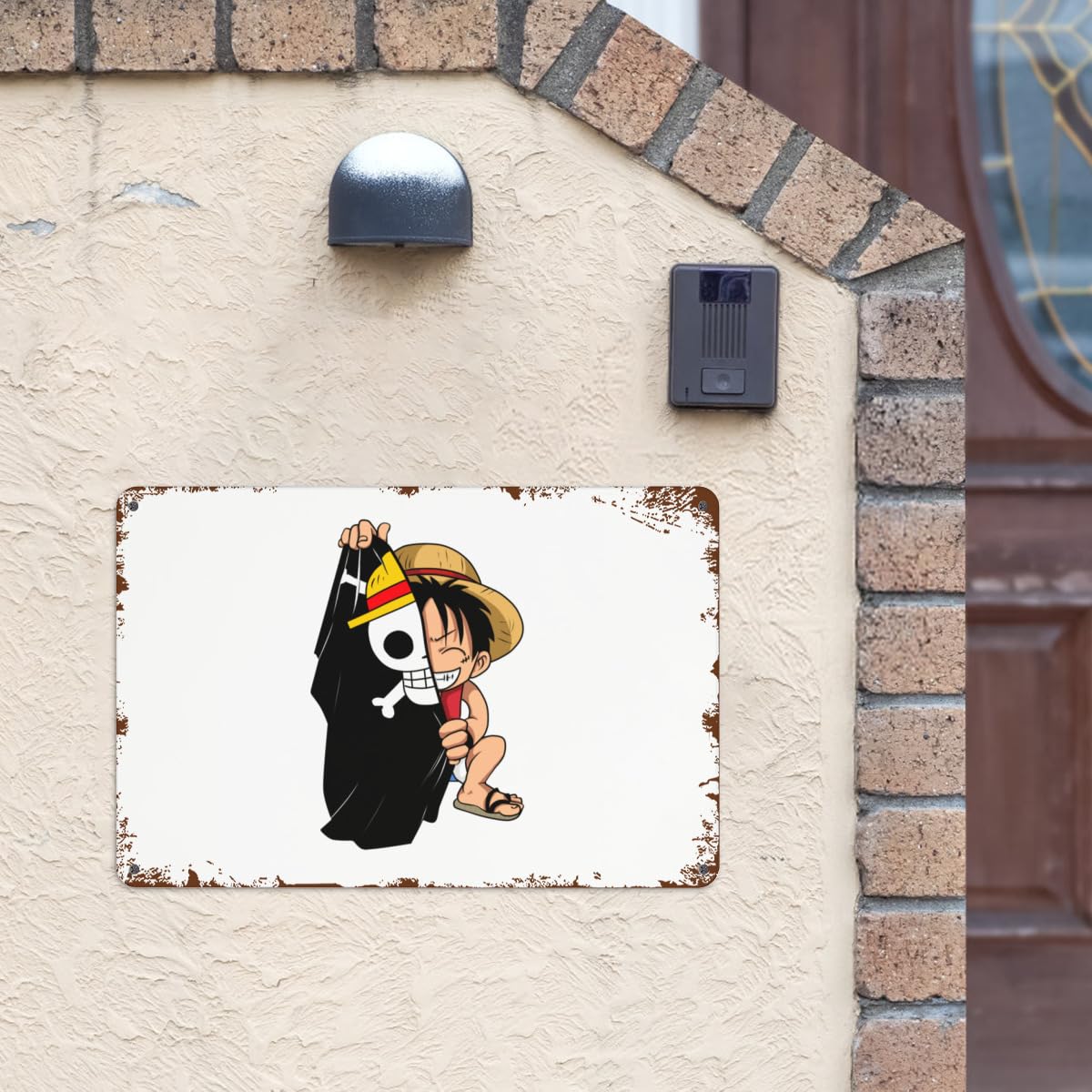 Amazon.co.jp: ブリキ看板 ワンピース ONE PIECE ルフィ 金属ポスター