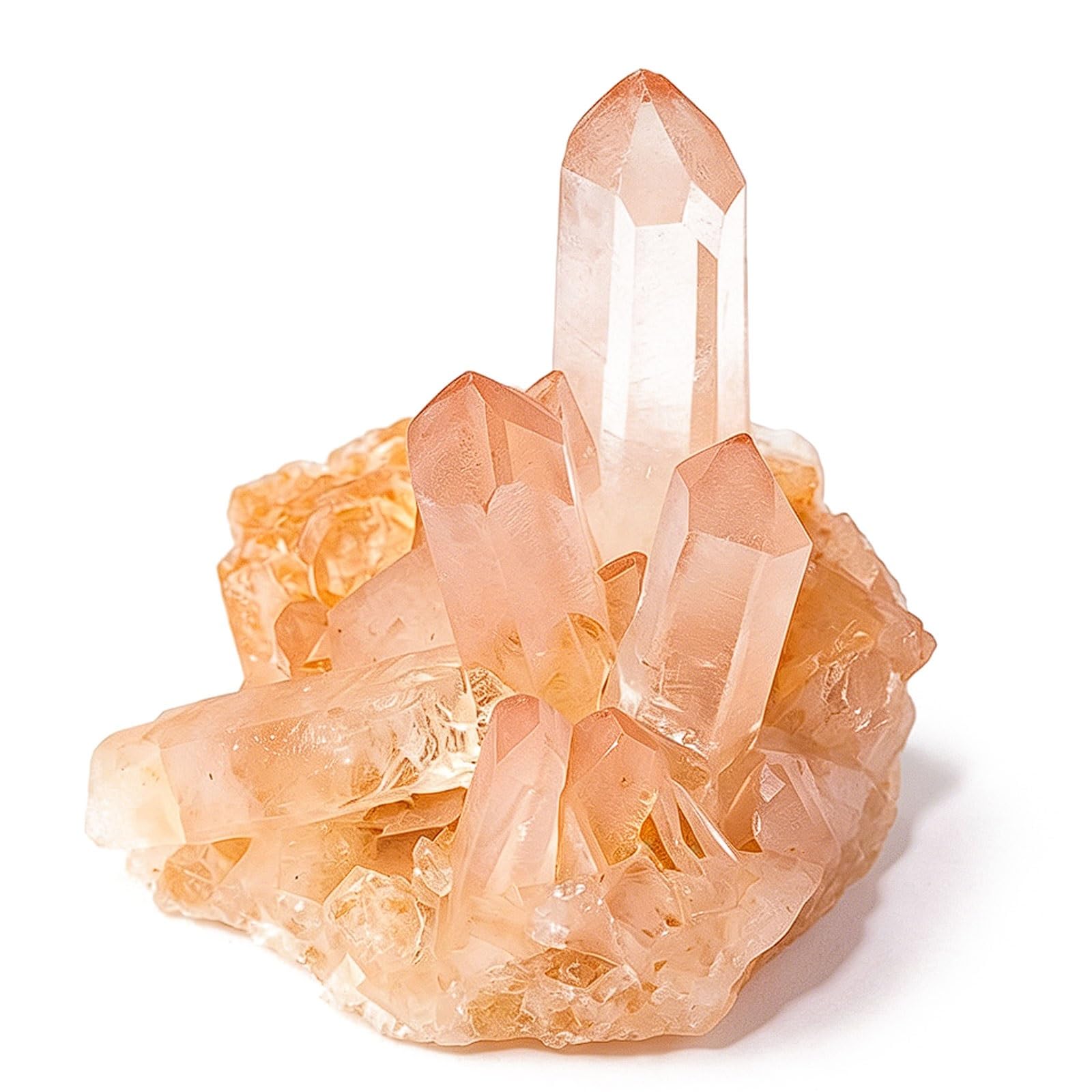 Grappe de cristal rose naturelle, cadeau idéal grappe déesse 130g