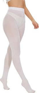 Women's Tights 80D Semi Opaque Soft Solid Color Footed Pantyhose