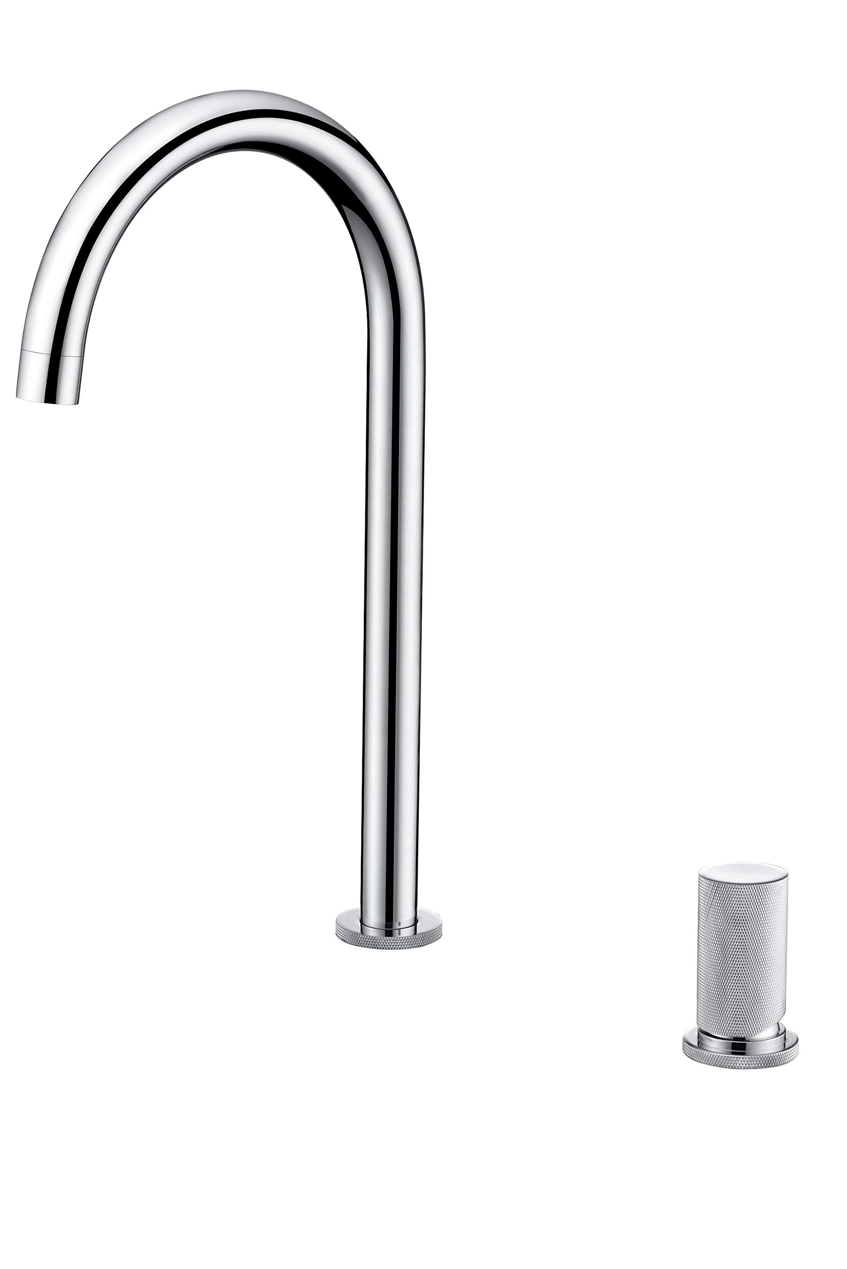 Mice - Grifo de fregadero monomando - Griferia para cocina - llave de fregadero de cocina para agua caliente/frio - Serie Manacor Cromado GCM001 Imex