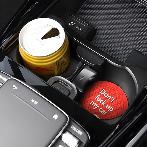 Miniatura 5 de Portavasos para automóvil paquete de 4 portavasos antideslizantes universales antiarañazos para mujeres y hombres tapetes interiores de vehículo de