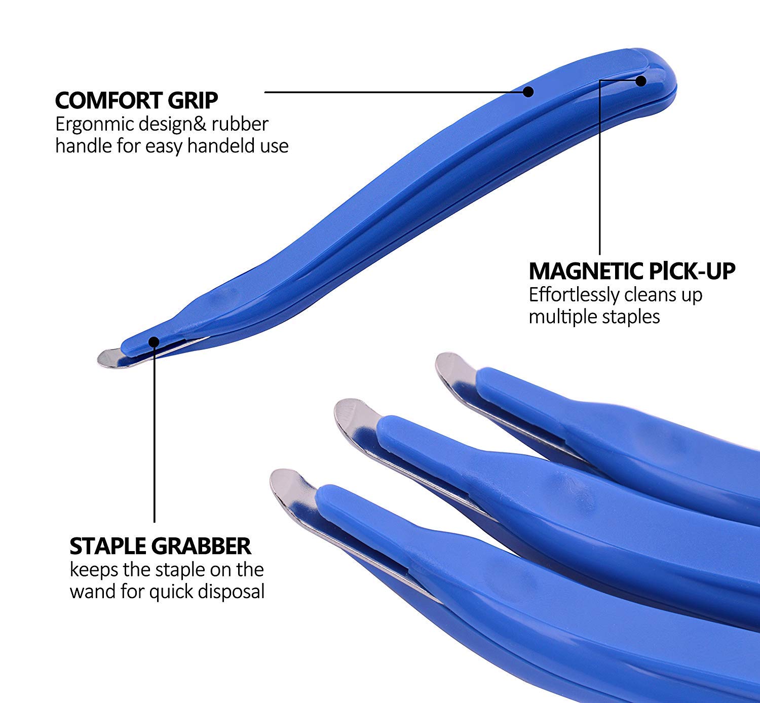 3PCS Staple Remover Professional Magnetic Easy Staple Removers Stapler - View #12