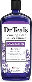 Espuma de Banho do Dr. Teal com Pure sal Epsom, Soothe & Sleep com Lavender, 34 Onças, roxo, 3030009