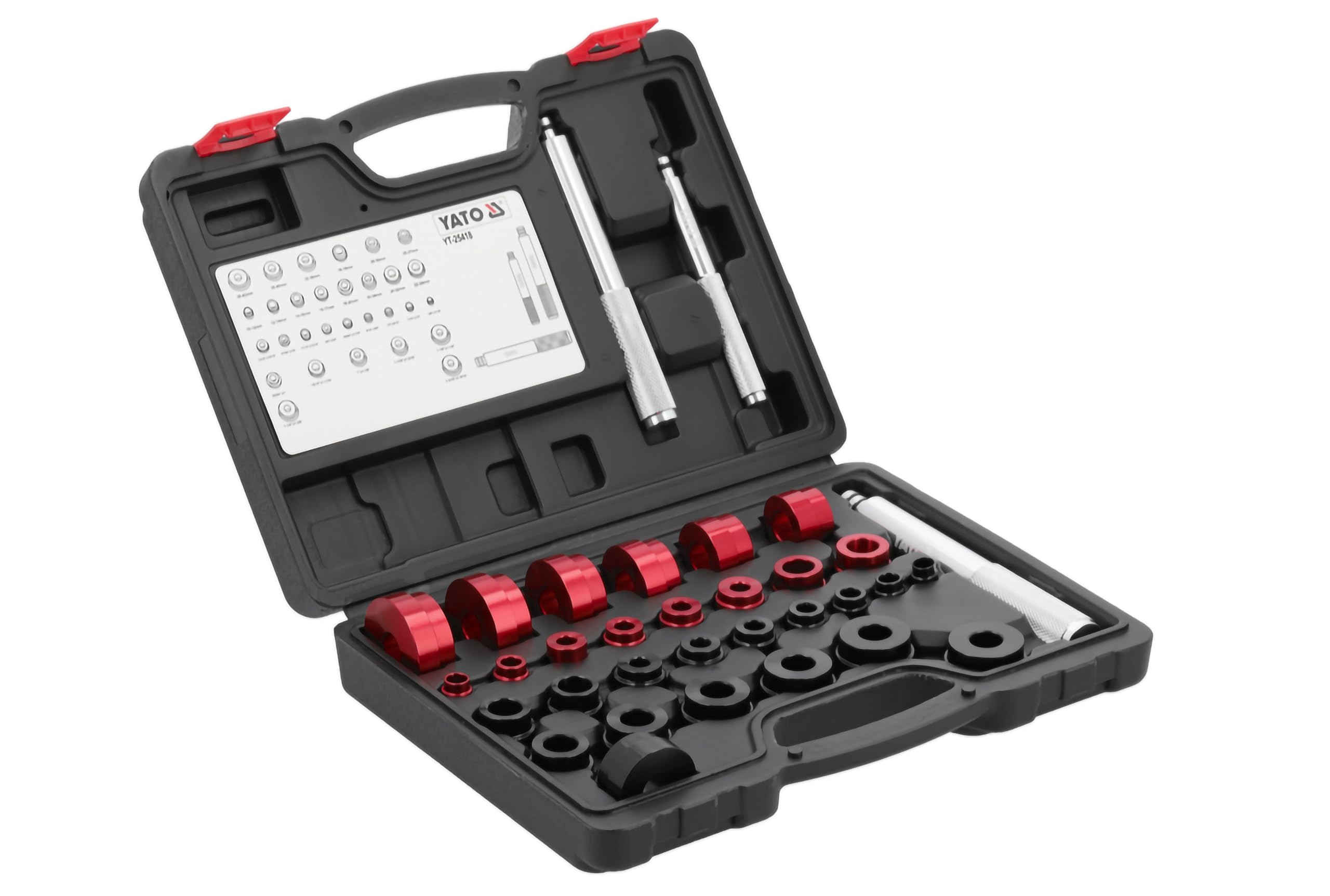 YATO YT-25418 Satz Druckstücksatz Ein- / Auspresswerkzeug