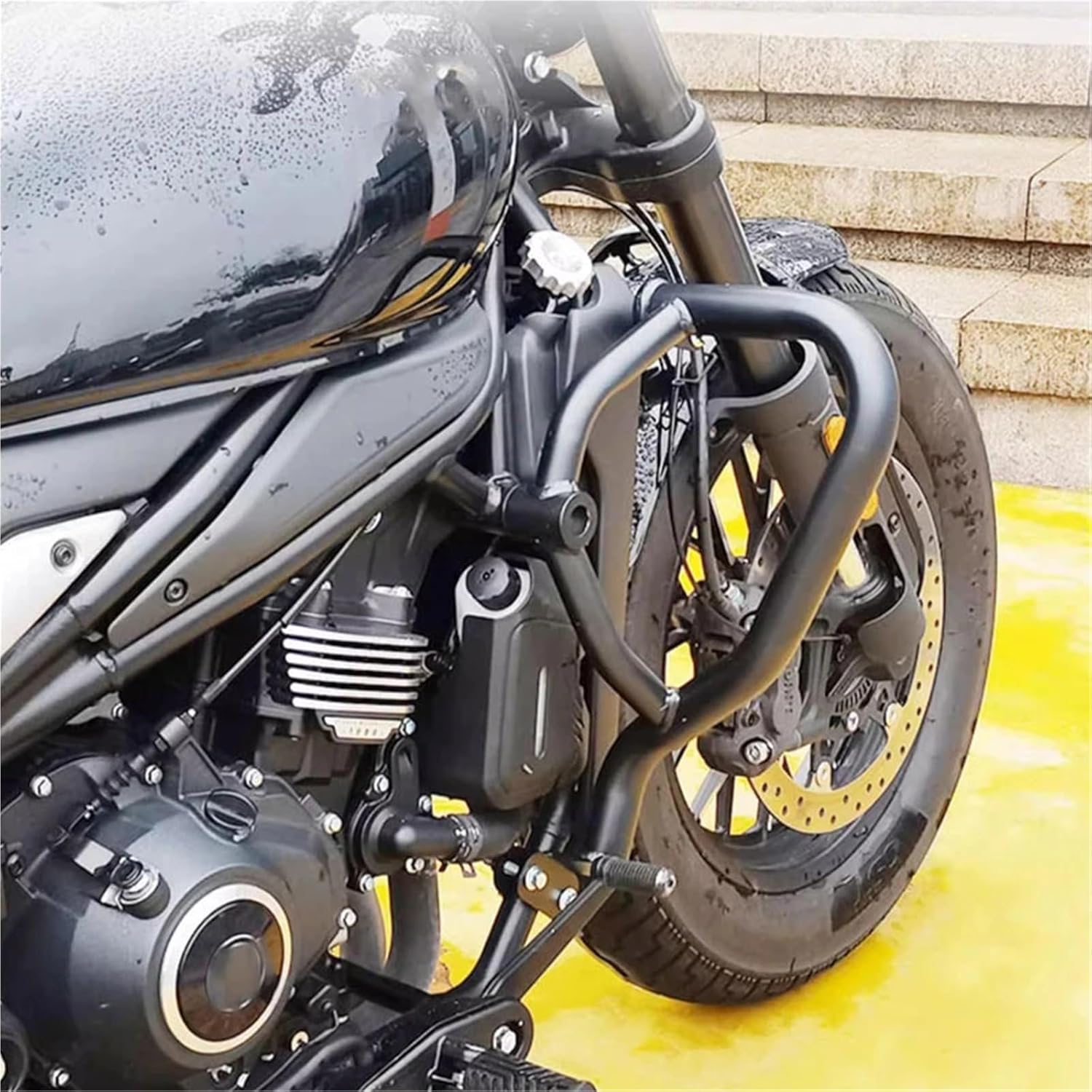 450CLC Black Motorcycle Accessories Highway Engine Crash Bars Anti-Fall Frame Protection Bumper Kit for CFMOTO CLC450 CLC 450