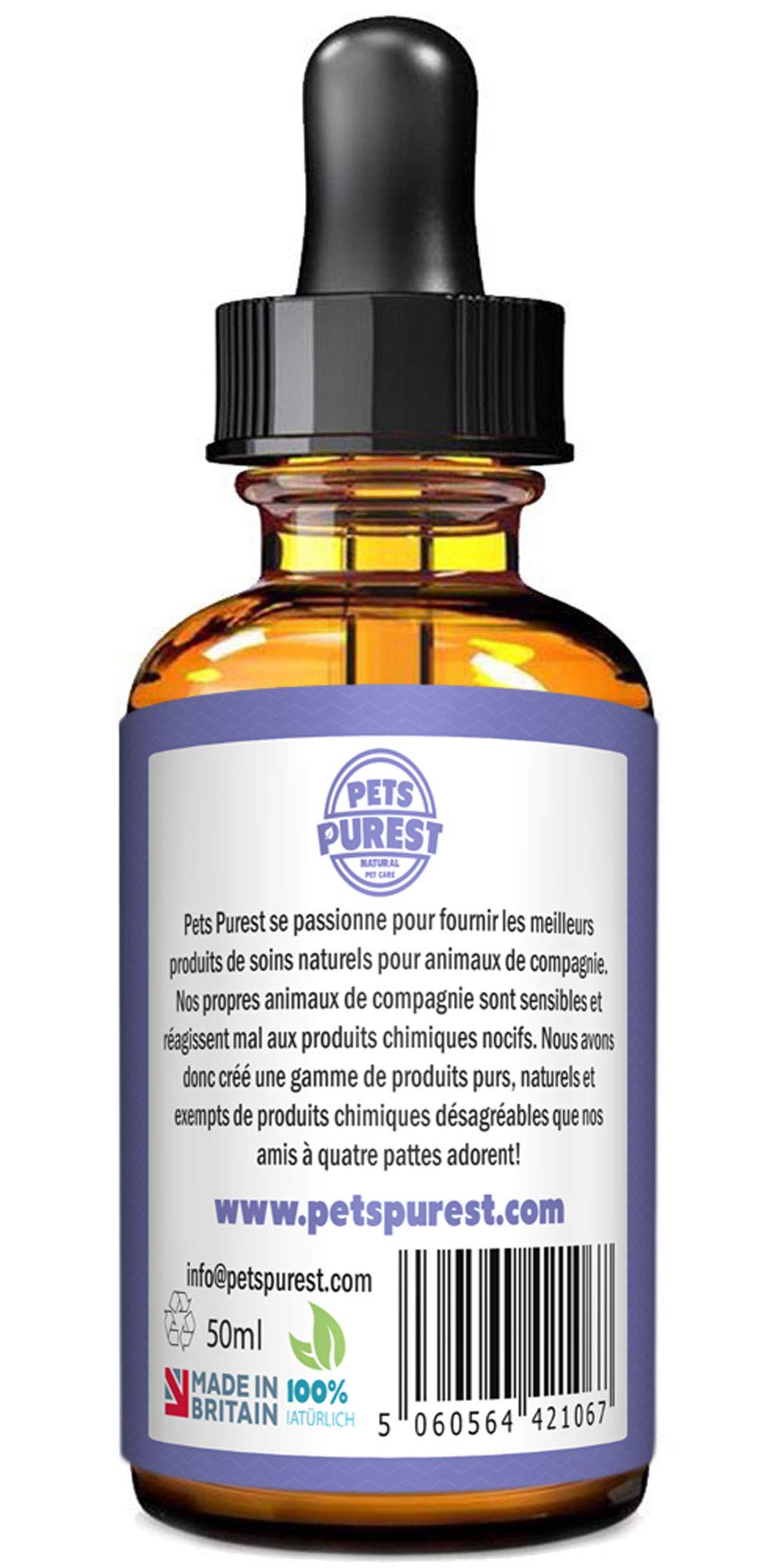 Pets Purest Naturel Vermifuges Anti-Parasitaire pour Chiens/Chats/Oiseaux/Animaux/Domestiques