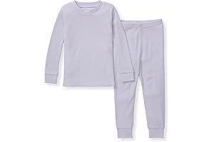 Burt's Bees Baby Girls' Tee and Pant 2-Piece Pajama Set, 3T