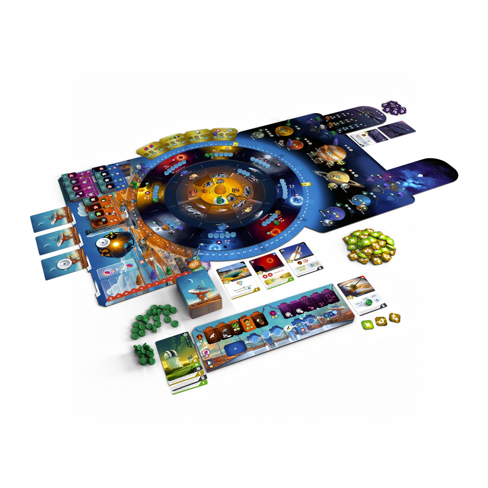 Devir - SETI, Juego de Mesa Estratégico Experto, de 1 a 4 Jugadores, Modo Solitario, a Partir de 14 Años (BGSETSP)