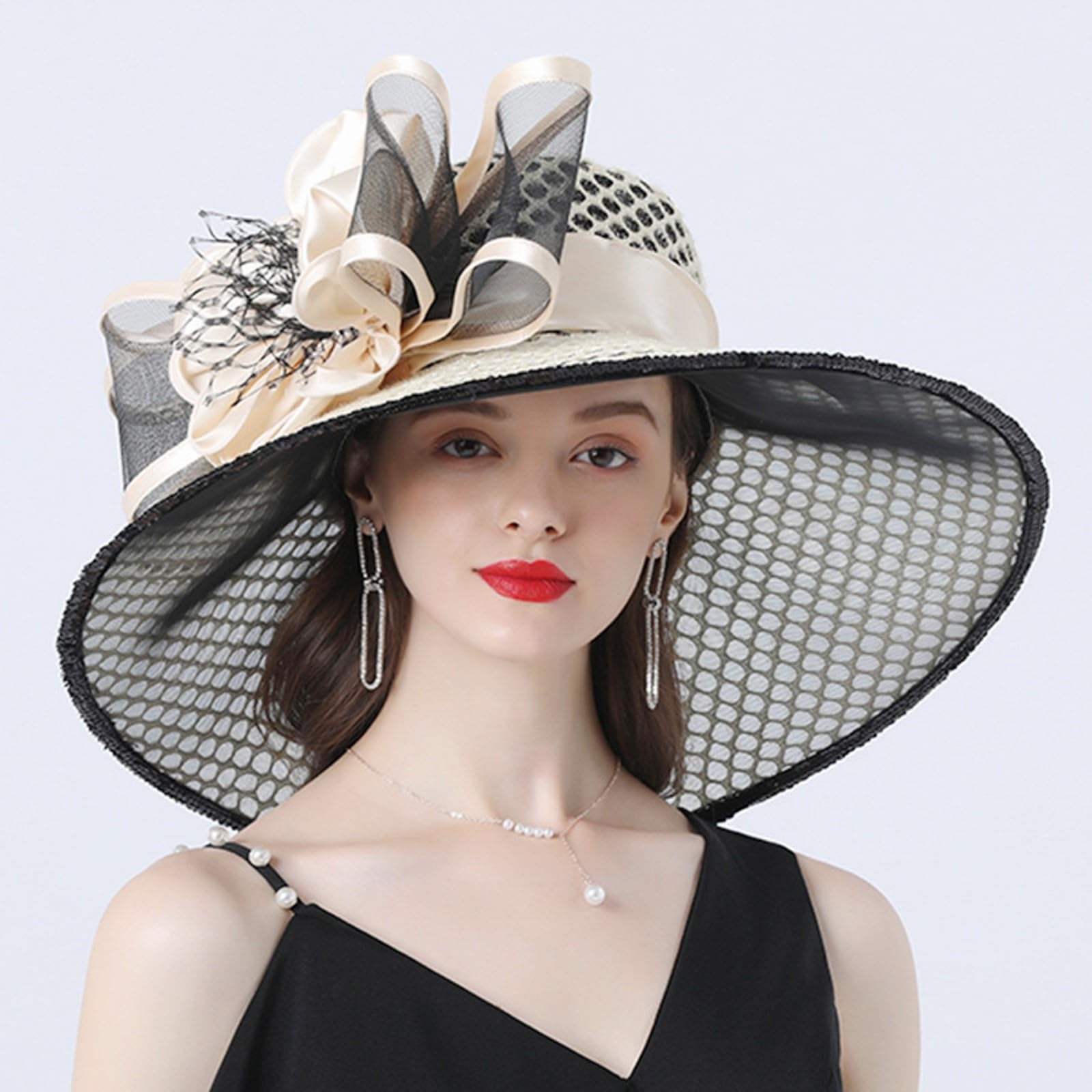 Cappello Donna Estivo Di Paglia Impermeabile Da Pescatore Anti Uv Visiera Tennis Mare Cappelli Contadino Capello Rafia Sole Abbigliamento a Secchiello Tesa Larga Estivi Safari Cowboy Cappellino Con