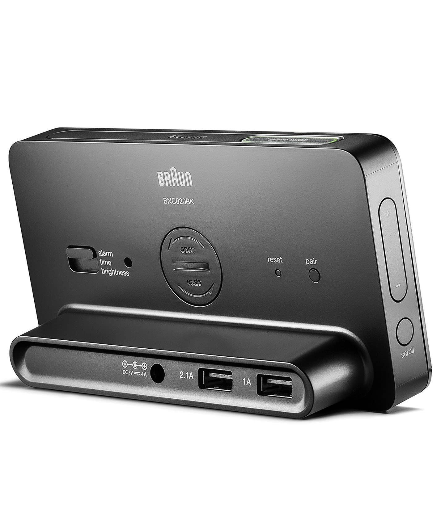 Braun Digital Bluetooth 4.0 Connected Alarm Clock with LCD display