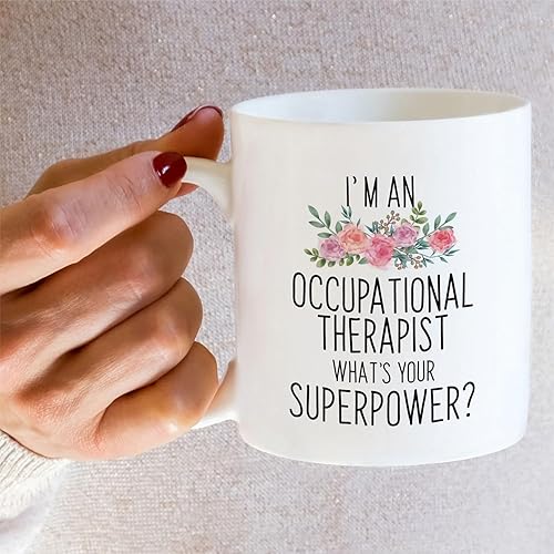 Miniatura 5 de Retreez Taza divertida para terapeuta ocupacional, regalo de terapia ocupacional, graduación, estudiante, taza de café de cerámica de 11 onzas,