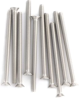 IMScrews #6-32 x 2" Phillips Flat Head Machine Screws, 304 Stainless Steel Bolts, Pack of 100