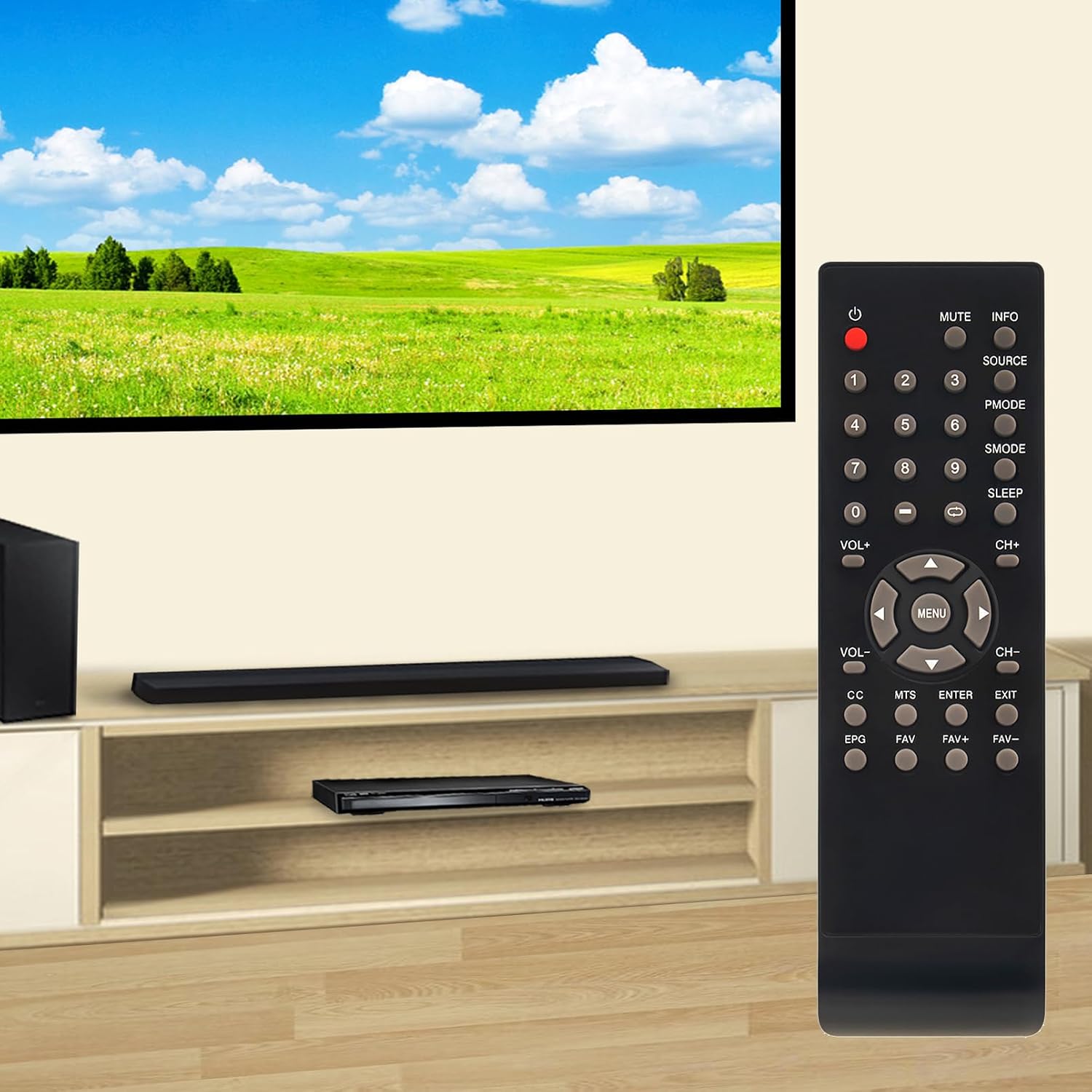 Replace Remote Control Compatible with RCA TV RLED2243A RLC4686 RLCD4063A image 5