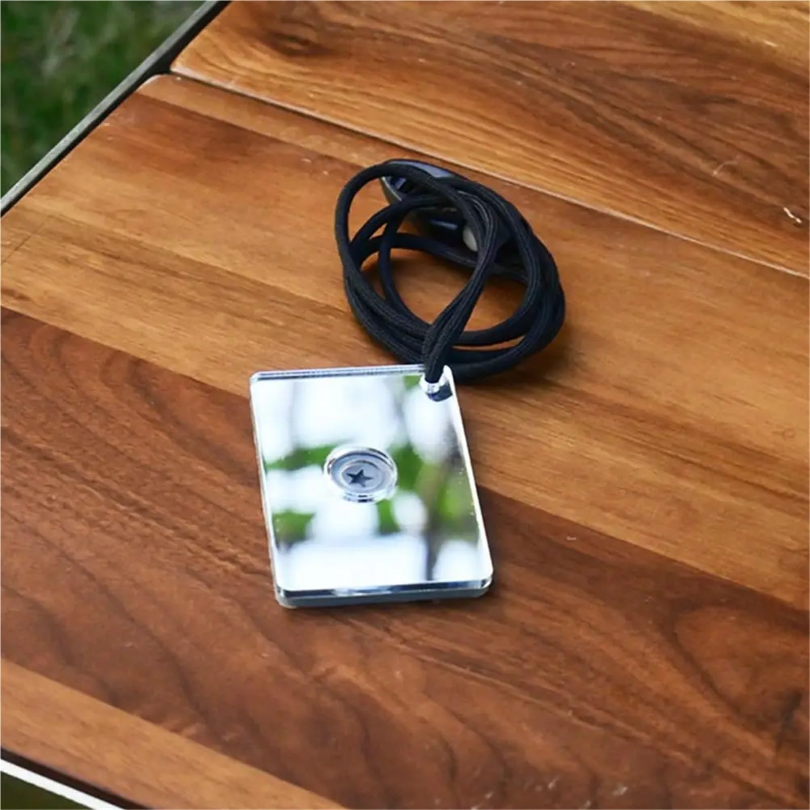 Lot de 10 miroirs de signalisation réfléchissants pour la survie en plein air - Outil de signalisation d'urgence réfléchissant pour bateau dans la nature sauvage