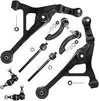 Vista 1075 de Detroit Axle - Kit de suspensión frontal de 8 piezas para Dodge Journey 2009-2015, 2 brazos de control inferiores, 2 rótulas, 2 varillas