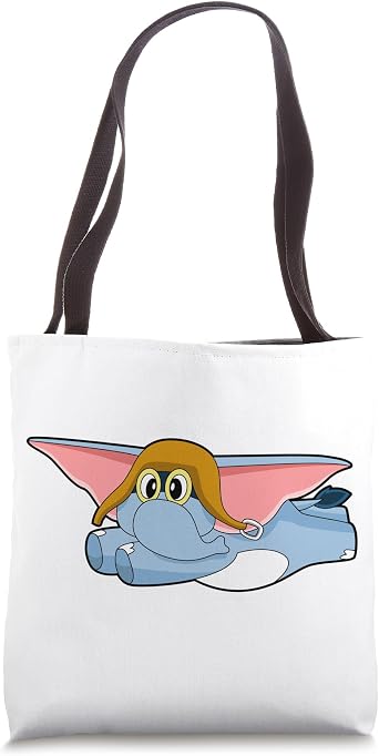 Elephant Pilot Aviator cap Tote Bag