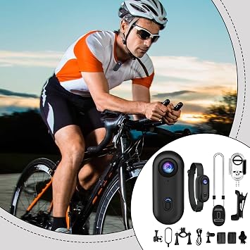 4K thumb action camera, thumb camera, mini action, pocket sam, small action, waterproof, 170° wide angle action, outdoor action with 360° rotating spring clip