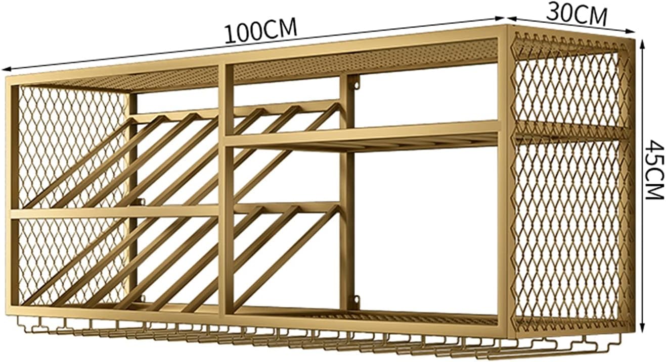 Wrought Iron Wine Rack Hanging Wine Glass Holder Upside Down Wine Glass Holder Bar Decoration Storage Rack