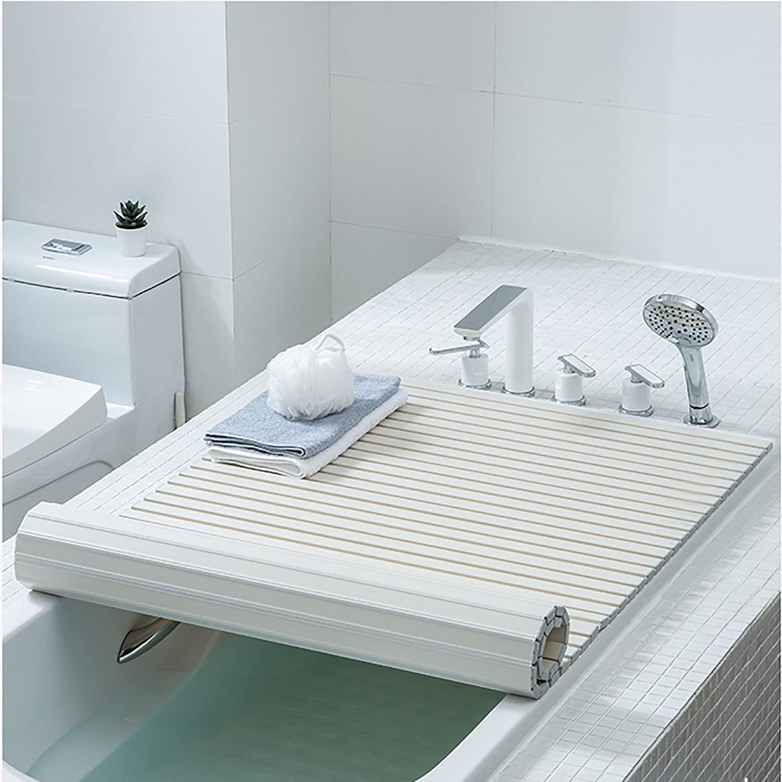 Plateau de baignoire et couverture thermique pour stopper le refroidissement de l'eau