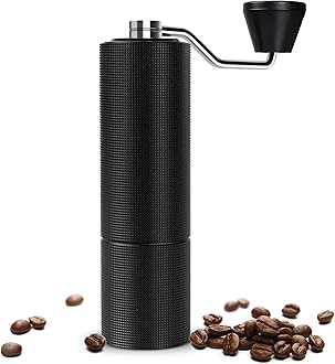 TIMEMOREChestnut C3 MAX Manual Coffee Grinder, Stainless Steel Conical Burr, Hand Coffee Grinder with Internal Adjustable Setting, for Pour Over Drip Coffee French Press, Black