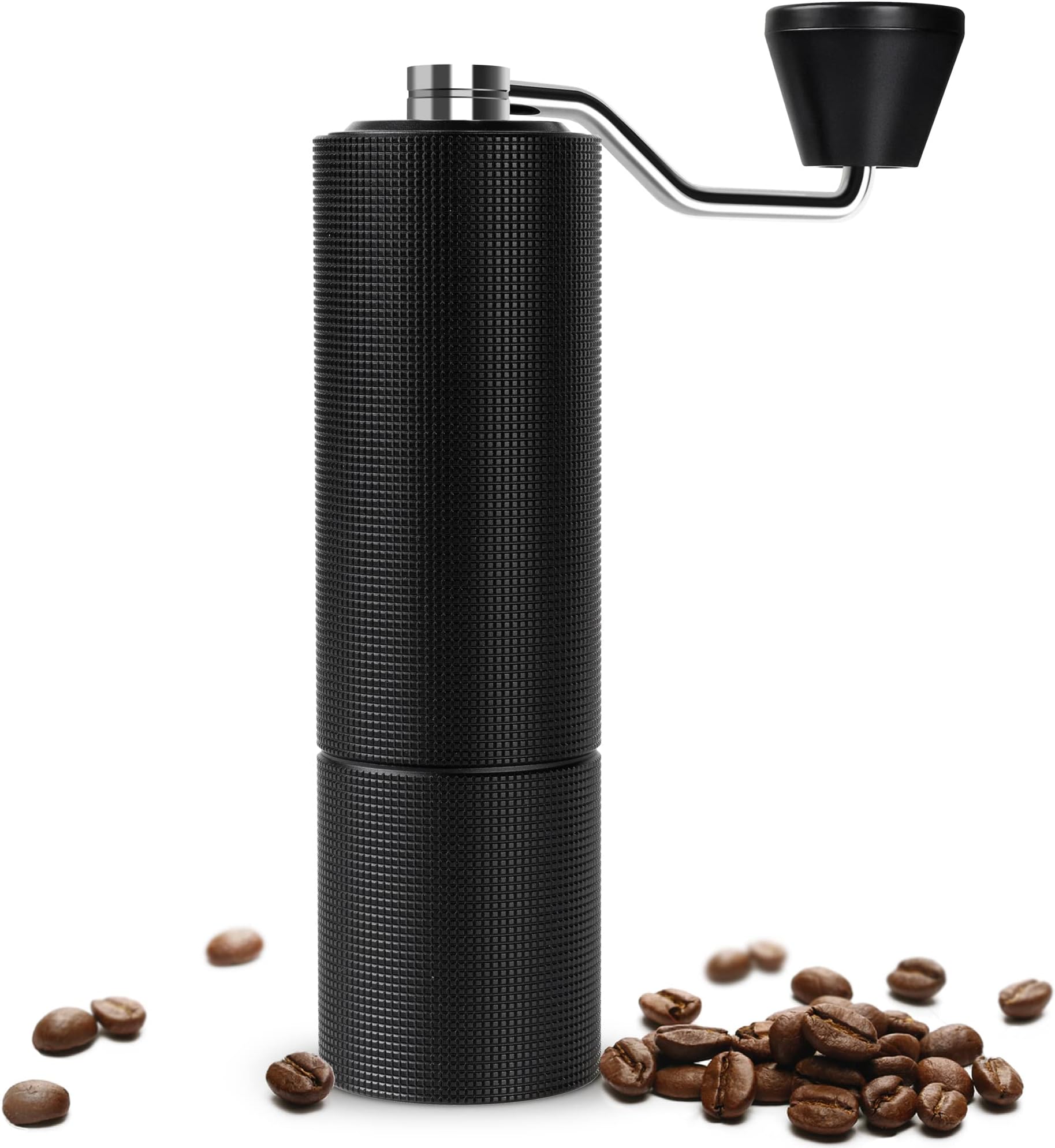 TIMEMOREChestnut C3 MAX Manual Coffee Grinder, Stainless Steel Conical Burr, Hand Coffee Grinder with Internal Adjustable Setting, for Pour Over Drip Coffee French Press, Black