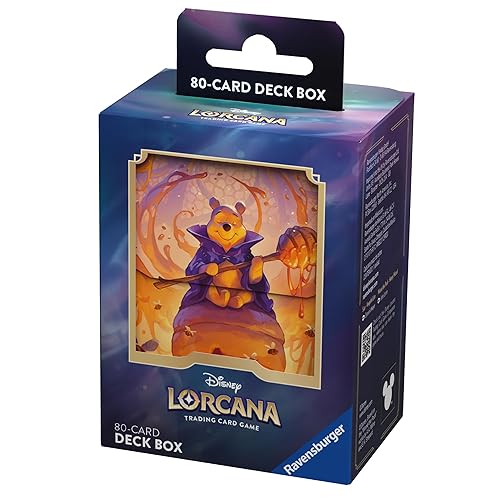 Ravensburger - Disney Lorcana Caja para Mazo de Winnie The Pooh, Juego de Mesa, Juego de Cartas, Juego de Estrategia, Juego Niños 8 Años o Más, Regalos Niños 8 Años, Accesorios