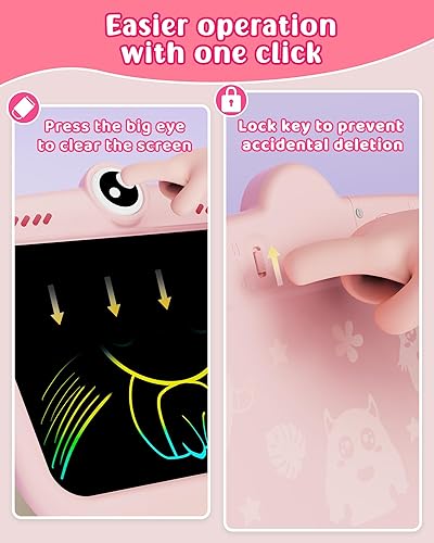 Miniatura 3 de TEKFUN Tableta de escritura LCD para niños, tablero de garabatos de 8.5 pulgadas, sin desorden, ahorra papel, almohadilla de dibujo imprescindible