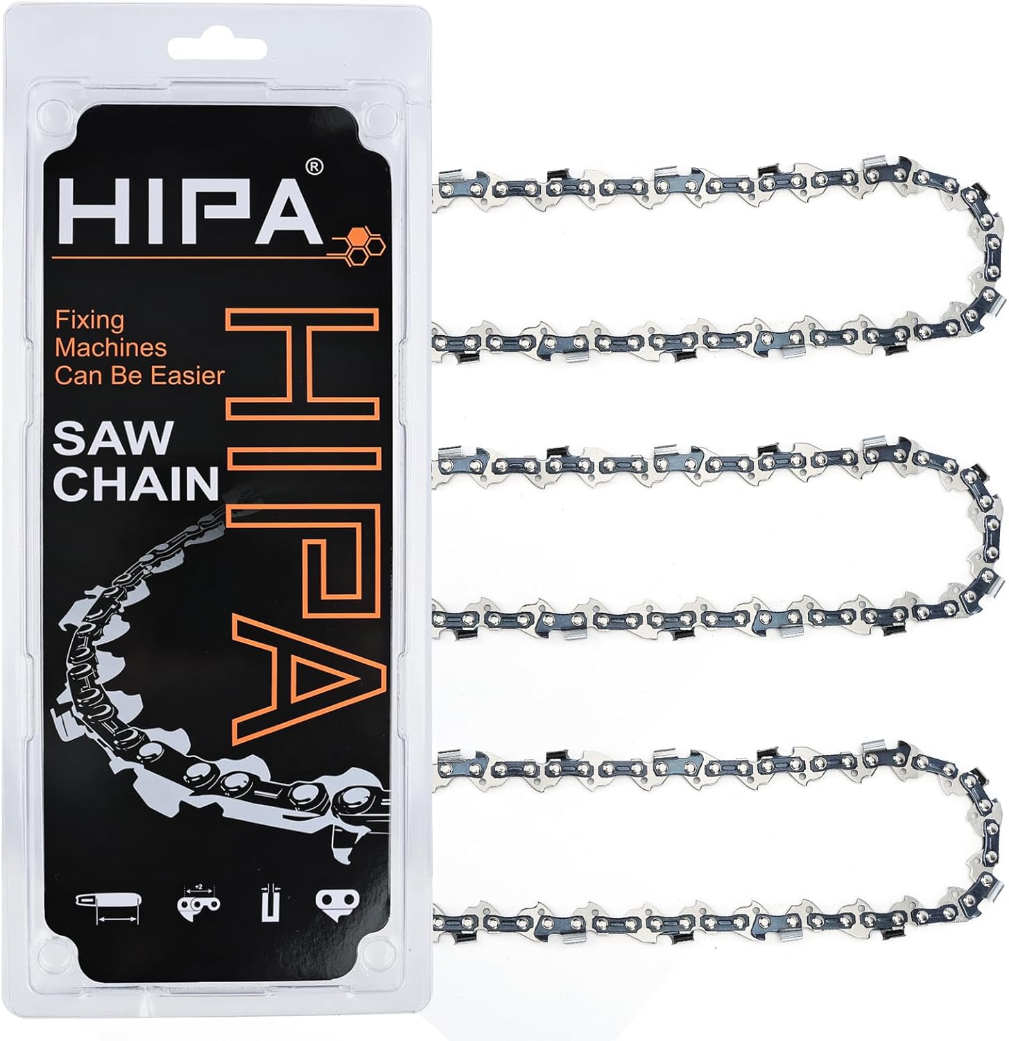 Hipa 20 Inch Chainsaw Chain .325" Pitch .050" Gauge 78 Drive Links Fits Echo CS-490 CS-440, Fits Craftsman S205 CMXGSAMY462S PP4620AVX, 20BPX78CQ, M78 (3PCS)