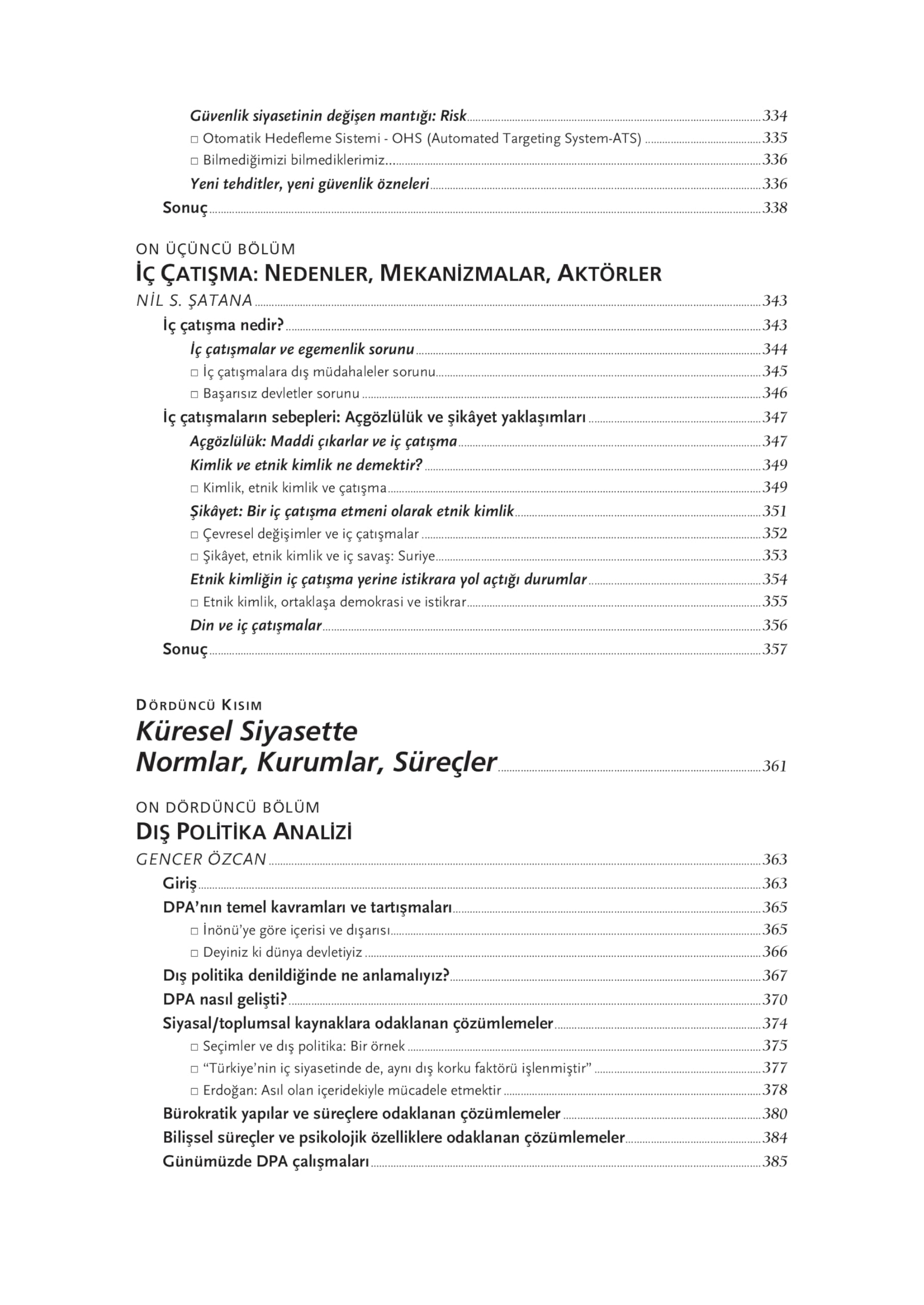 Küresel Siyasete Giriş - Uluslararası İlişkilerde Kavramlar Teoriler Süreçler
