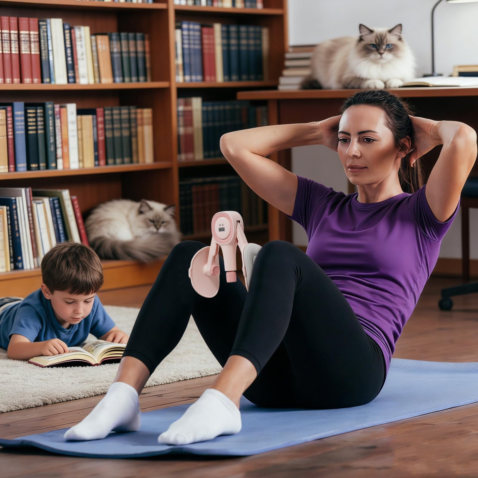 Attrezzature per esercizi pelviche | Attrezzature per l'allenamento portatile - Attrezzature per il fitness per adduttori - per rinforzo e forma dei fianchi donna uomo