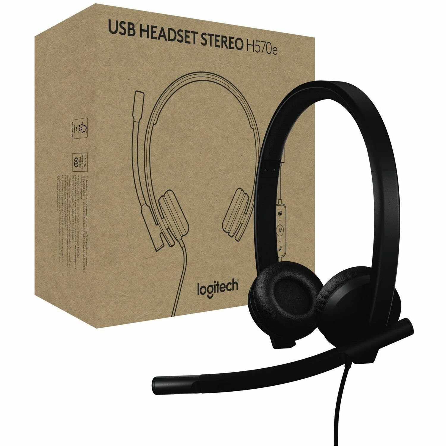 Logitech USB Heasdet Stereo H570e (USB-C) Microsoft Teams Certified-picture-13