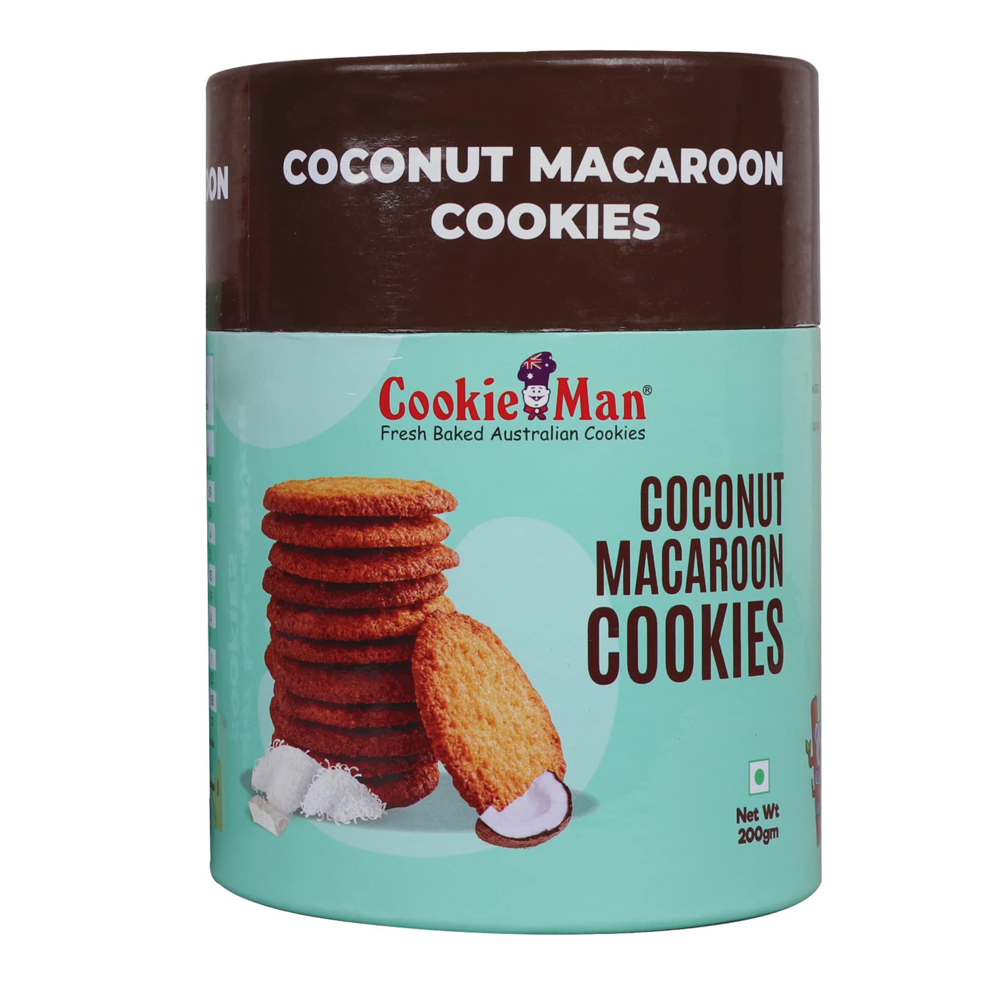 Cookieman Premium Coconut Cookies - 200g | Premium Soft Coconut Biscuits (B0B3XP3636) Amazon Price History, Amazon Price Tracker