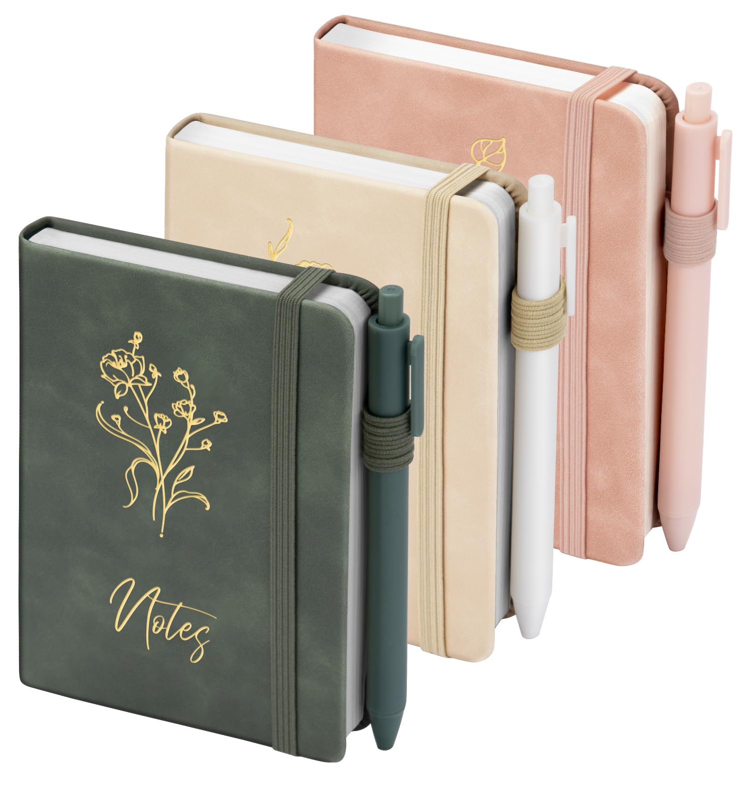 3 Pack Pocket Journaling Notebooks, A6 Small Notebook Total 360 Pages Journaling Notebooks For Note Taking Journals For Writing Mini Note Pads With