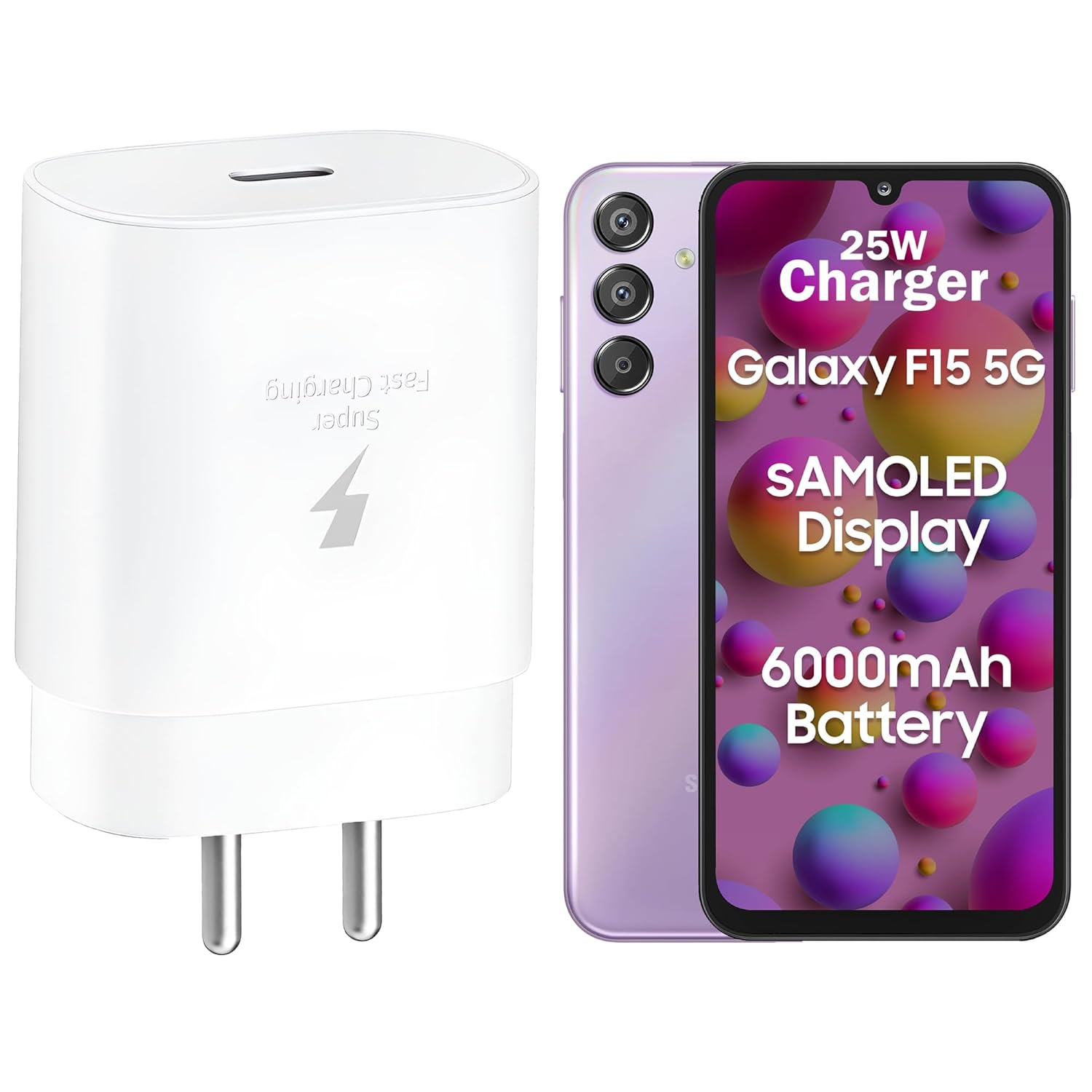 25w USB Type C Charger Adapter Compatible with Samsung F15 5G Cellular Phone Super Fast Charging Solution for USB C Other Galaxy Devices S | M | A | F Series All Mobile Phone Support 25 watt, White 25w USB Type C Charger Adapter Compatible with Samsung F15 5G Cellular Phone Super Fast Charging Solution for USB C Other Galaxy Devices S | M | A | F Series All Mobile Phone Support 25 watt, White