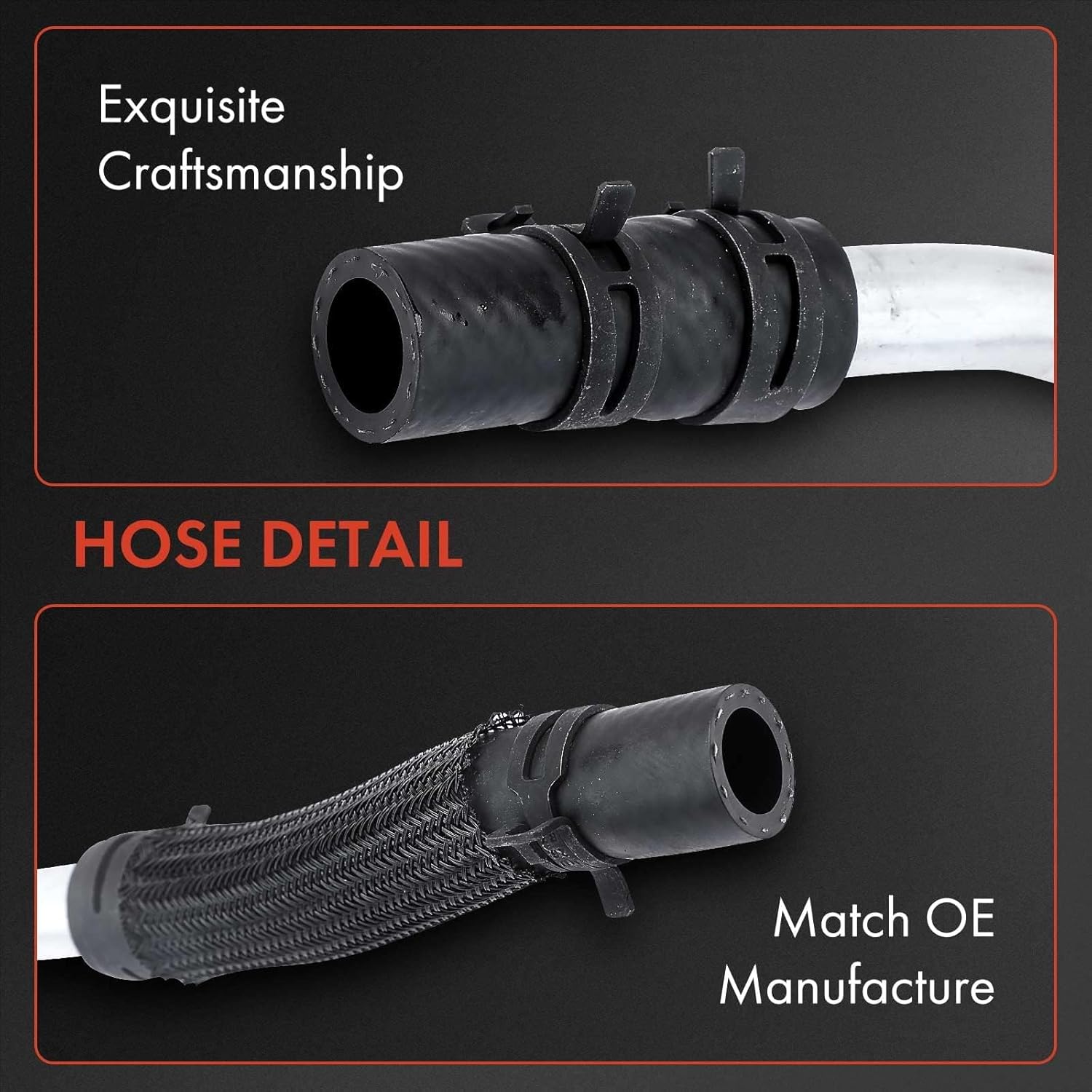 A-Premium Power Steering Reservoir/Suction Line Hose Assembly Compatible with Chevrolet Traverse 2011-2017 & GMC Acadia 2012-2016, Acadia Limited 2017 & Buick Enclave 2011-2017, Reservoir To Pump