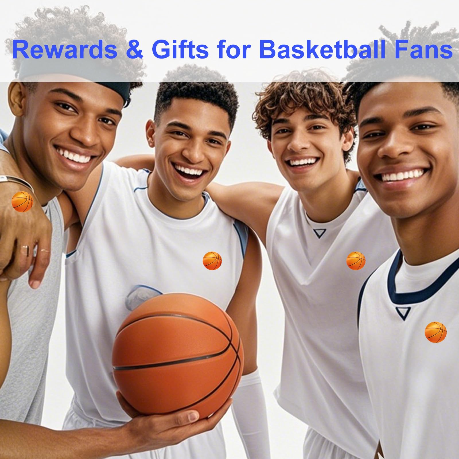 BOXOB Lot De 1 000 Rouleaux D'autocollants De Basket-ball, Autocollants