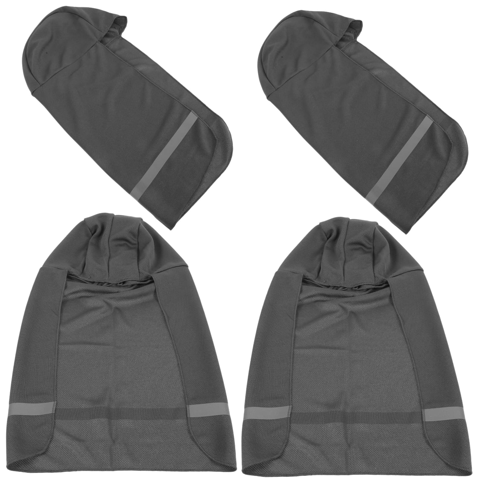 POPETPOP Sombrero Protector Solar para Casco Cuello Reflejante para Compatible Seguridad Oscuro