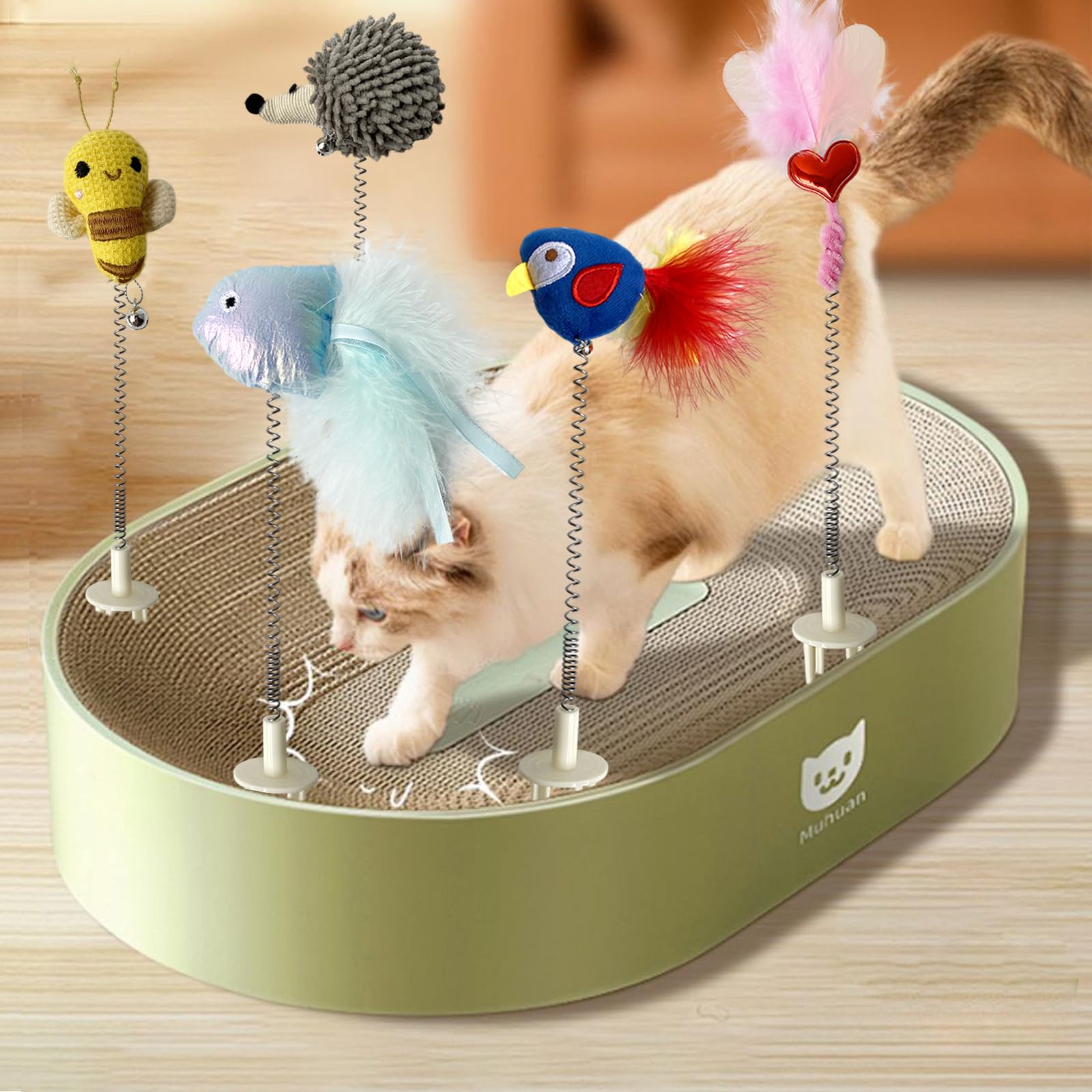 5 juguetes para gatos, varita de juguete para gatos, juguetes rascadores para gatos, complementos rascadores para gatos y juguetes divertidos para gatos, juguetes divertidos para gatos, gati