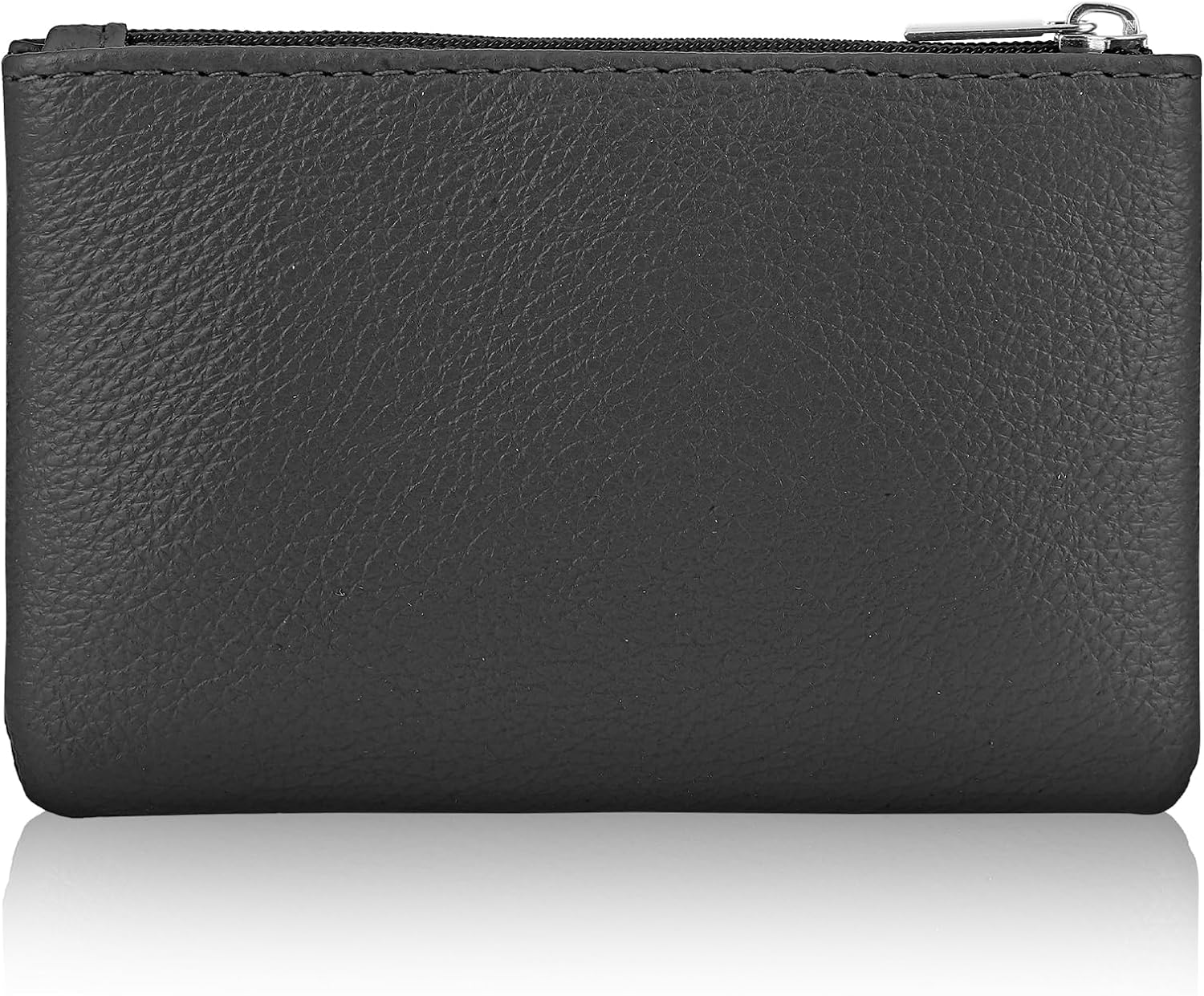 simarro RFID Blocking Coin Purse, PU Lychee Pattern Leather