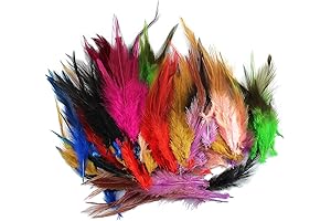 LolliBeads Rainbow Feather Hair Extensions: Vibrant Hair Accessories for a Dash of Color